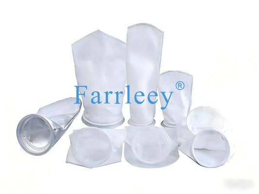 品質 ポリプロピレン材料,シリコン油のない製造,化学フィルタリングのための精密溶接ステンレス鋼リングの電圧塗装フィルター袋 工場